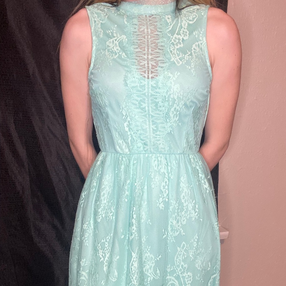 Teal dress